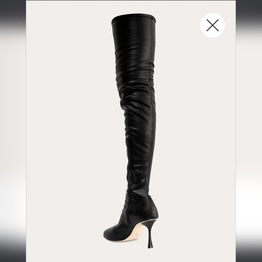 Studio Amelia Spire thigh high lamb skin boots - Picture 5 of 15
